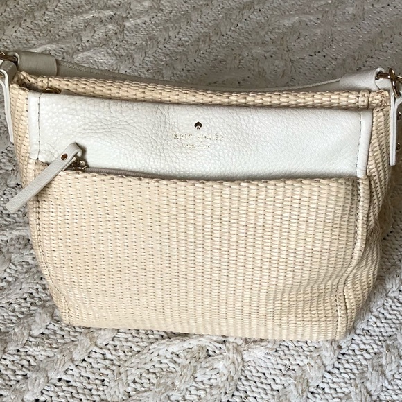 kate spade woven handbag